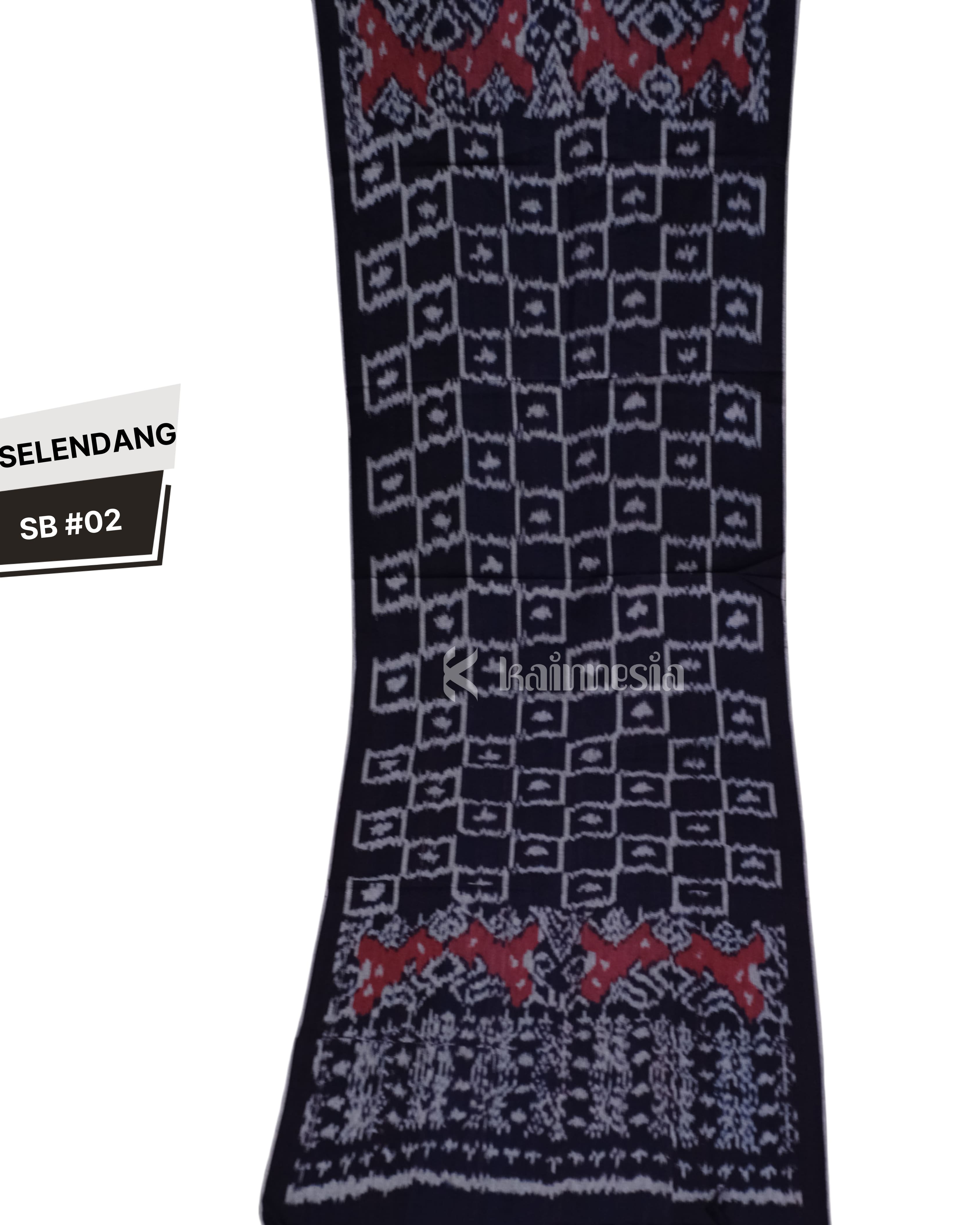 KAINNESIA Selendang Tenun Etnik Motif Bali
