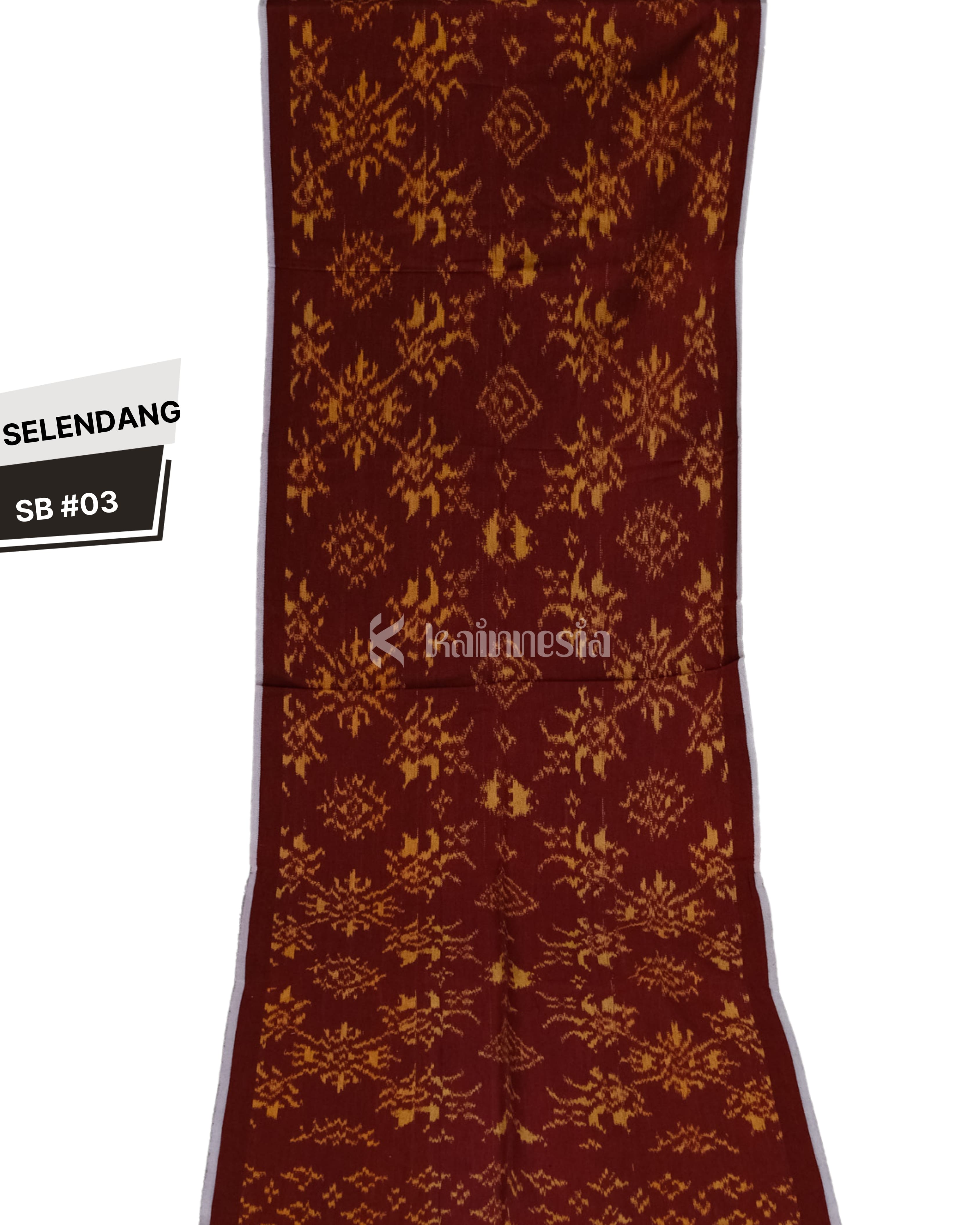 KAINNESIA Selendang Tenun Etnik Motif Bali