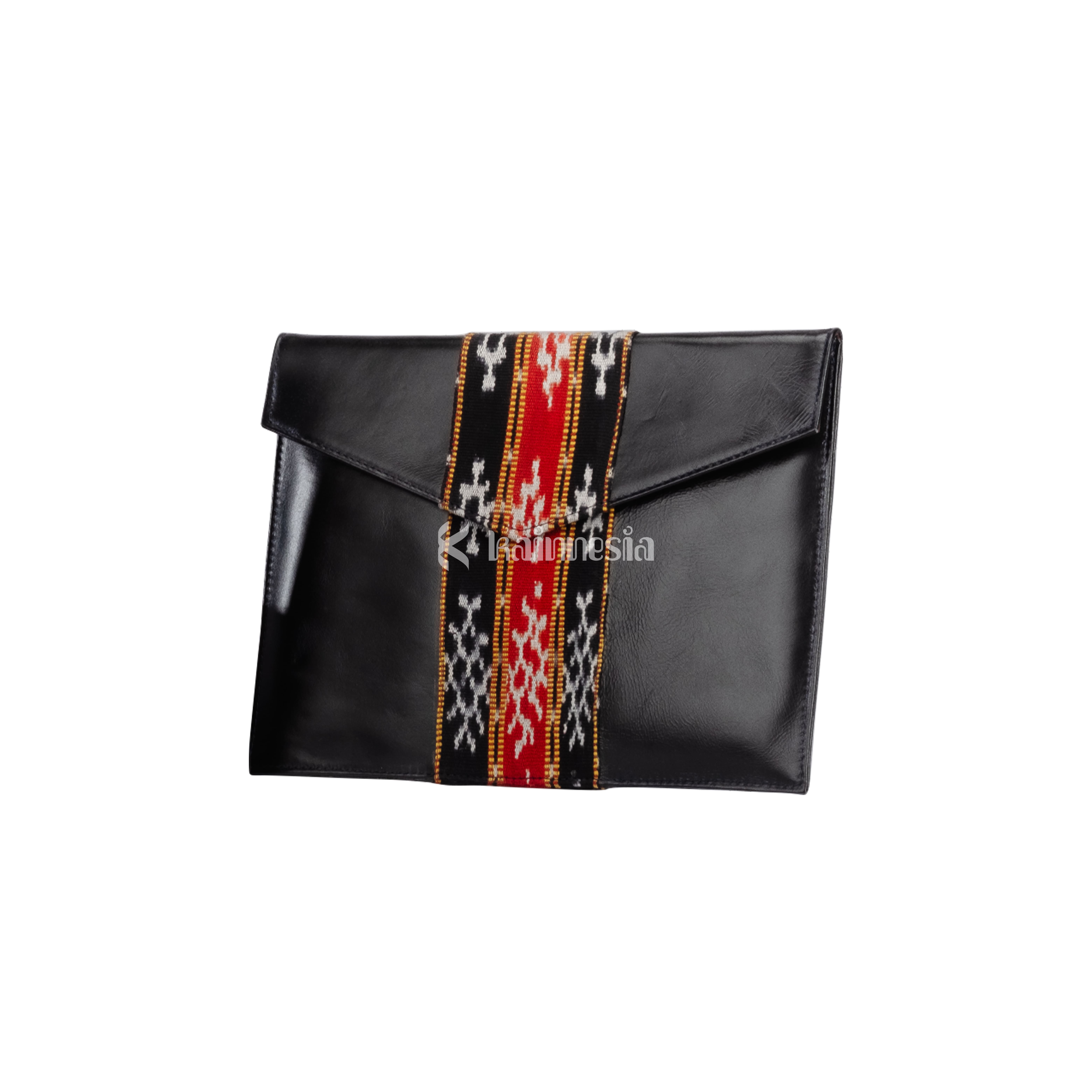 KAINNESIA Bintara Laptop Sleeve Case - Tenun Kulit Sapi Asli