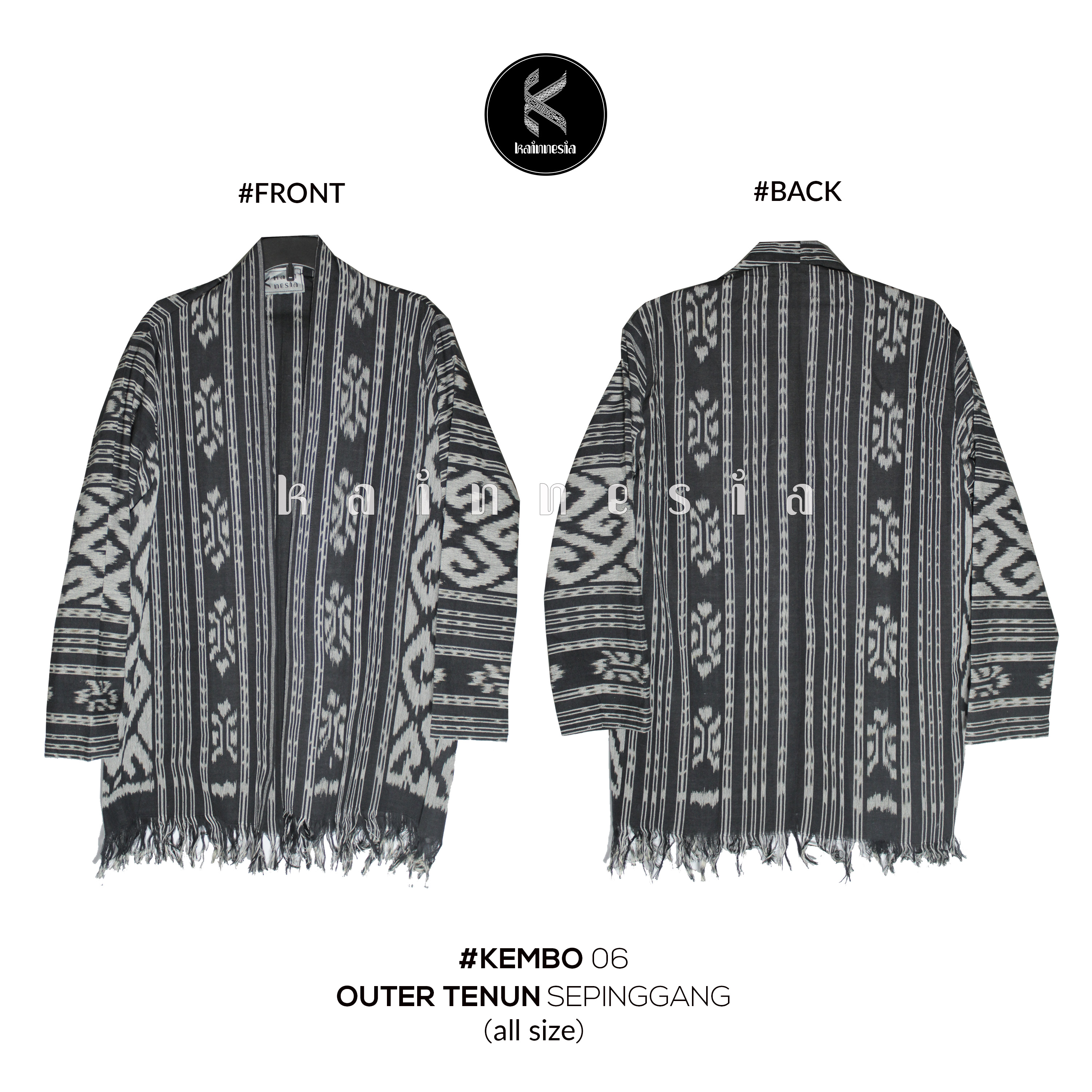 KAINNESIA OUTER TENUN KEMBO SERIES - OUTER TENUN PRIA WANITA