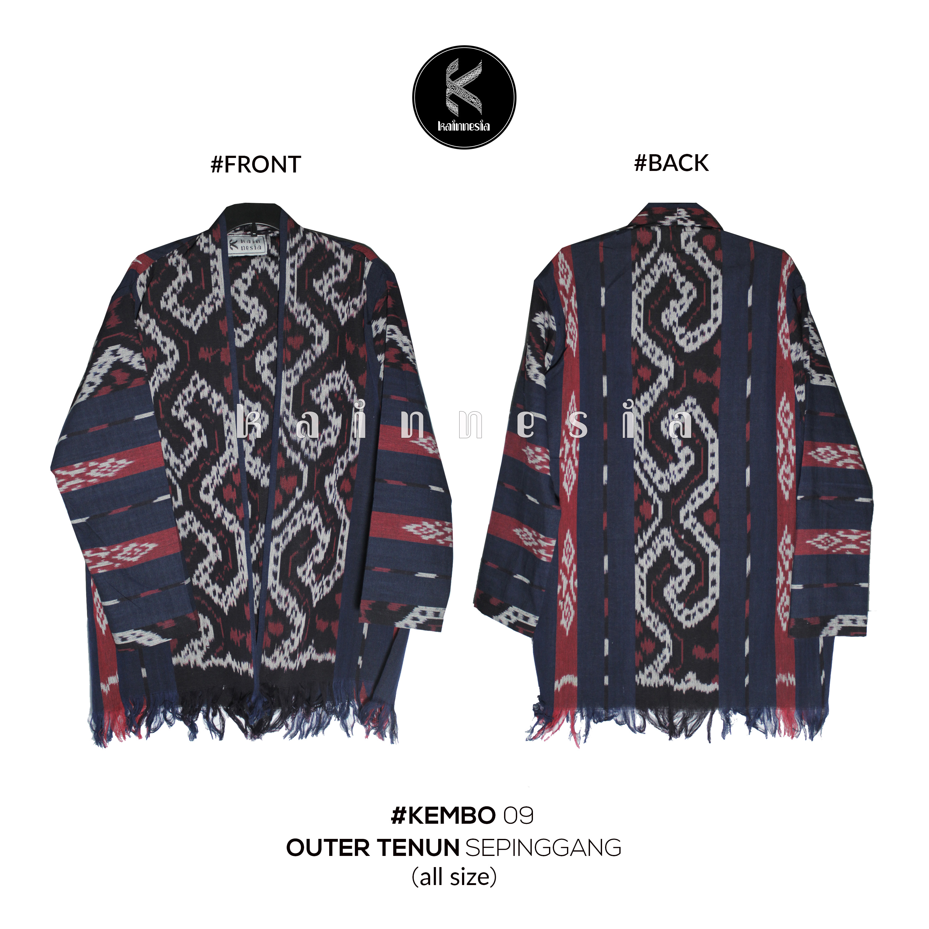 KAINNESIA OUTER TENUN KEMBO SERIES - OUTER TENUN PRIA WANITA