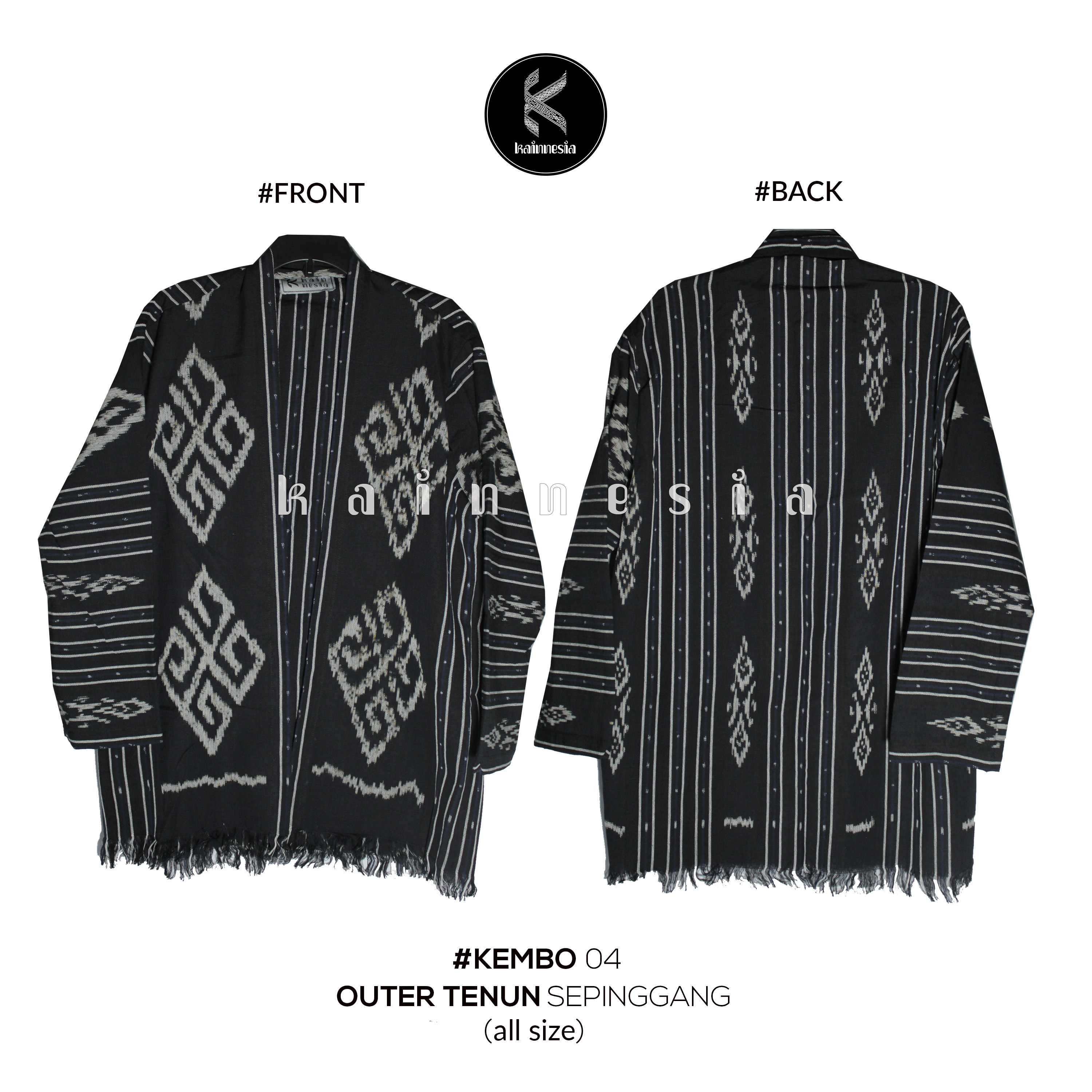 KAINNESIA OUTER TENUN KEMBO SERIES - OUTER TENUN PRIA WANITA