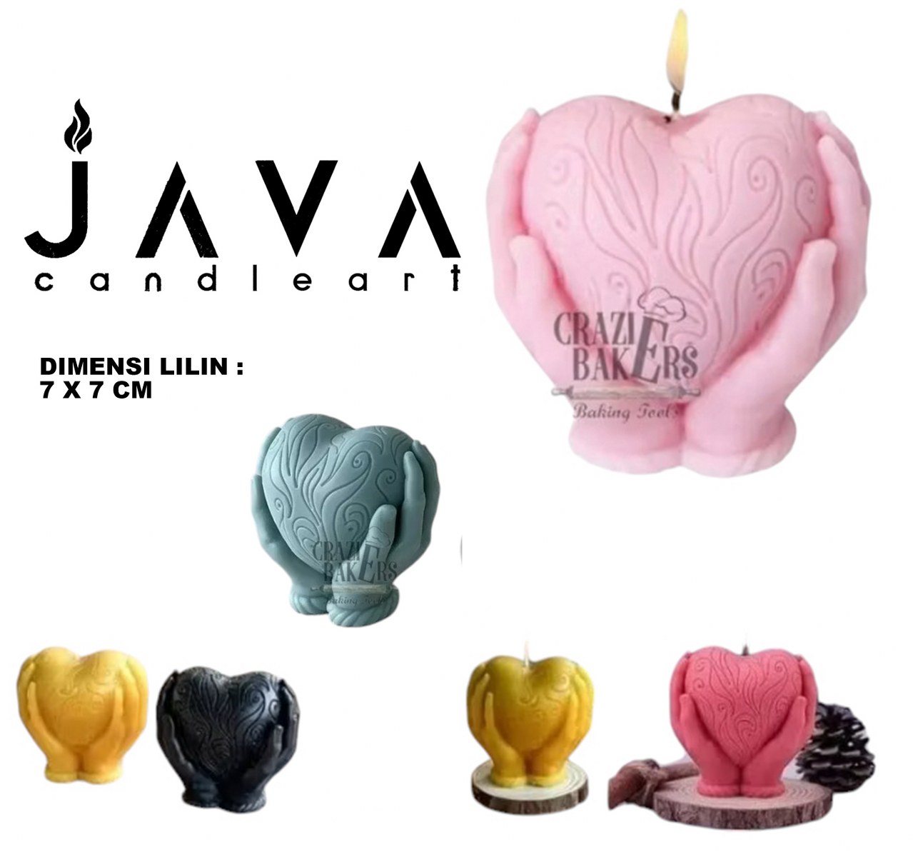 LILIN LOVE HAND SERIES SAY WITH CANDLES
