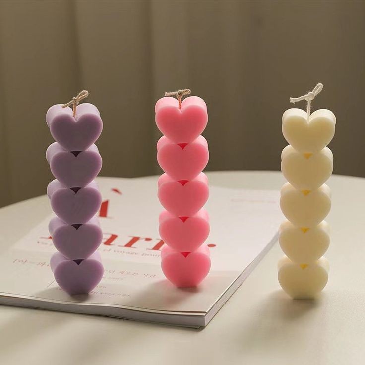 LILIN LOVE TOWER (TIPE M) AESTHETIC DEKORASI SOUVENIR (NON AROMA)