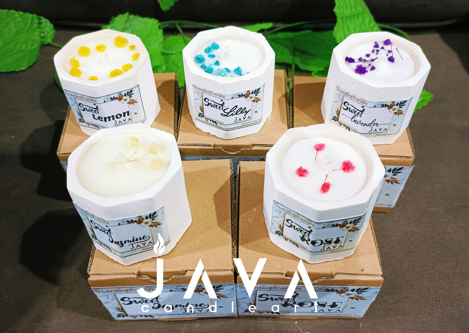 Lilin Aromaterapi Souvenir Pengharum Ruangan Aesthetic Pot 30Gr