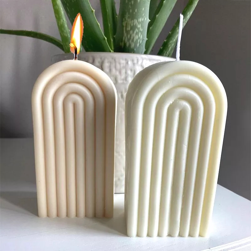 PILAR RAINBOW ARCH CANDEL AESTHETIC DEKORASI NON AROMA