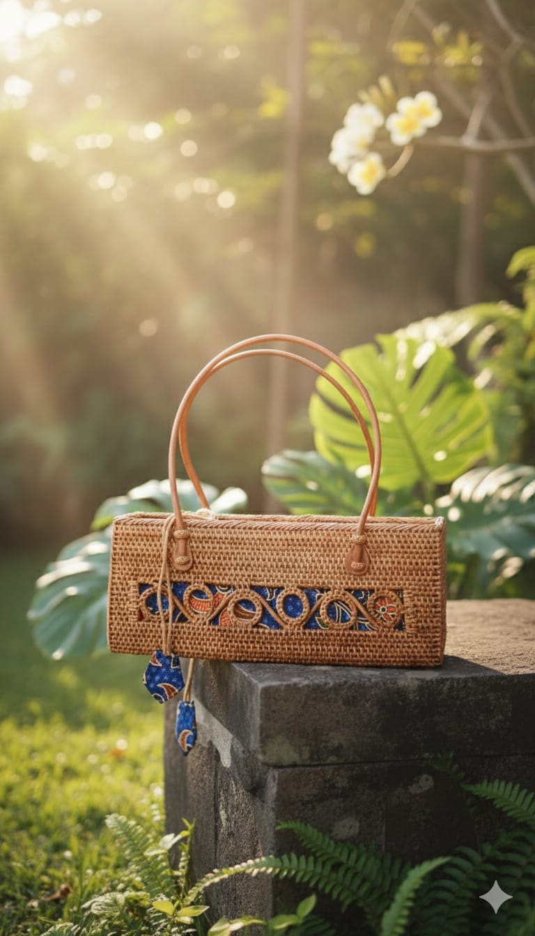 handbag rotan ketak