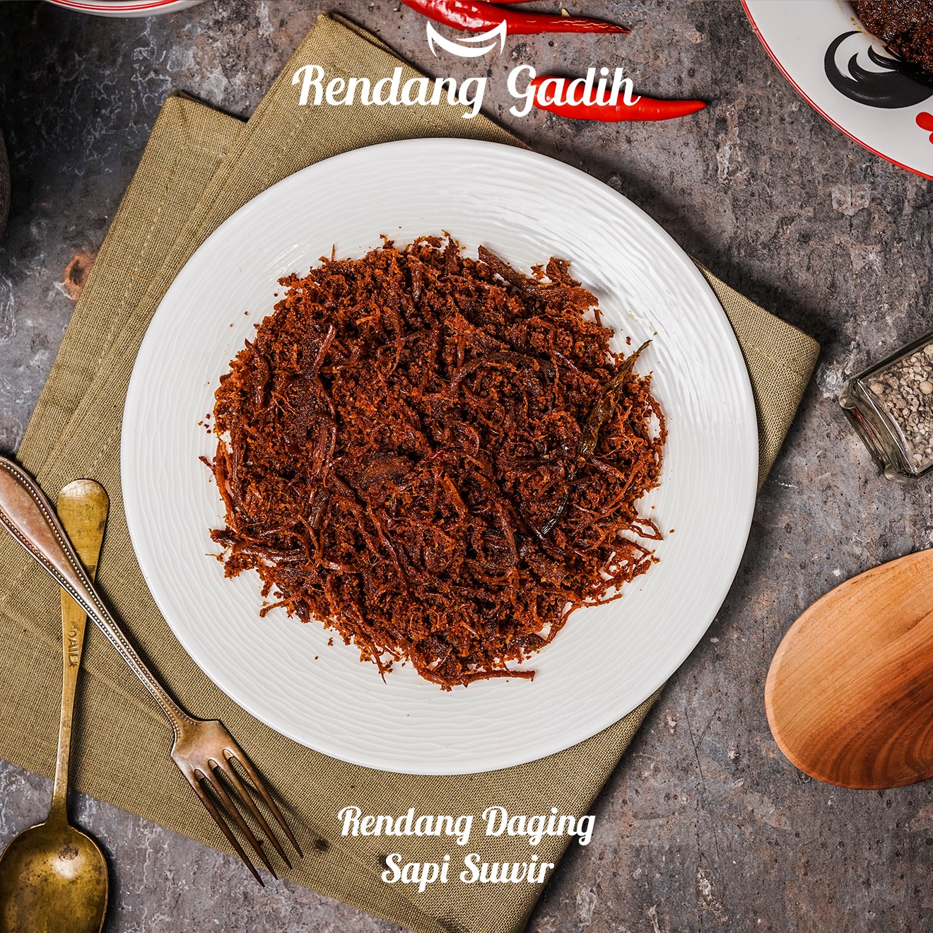 Rendang Gadih - Sapi Suwir 150 g