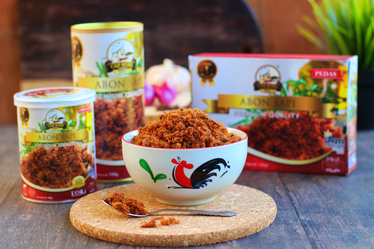 Abon Sapi Pedas 100 g (Standing Pouch)