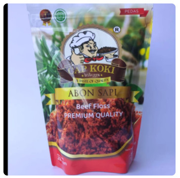 Abon Sapi Pedas 250 g (Standing Pouch)