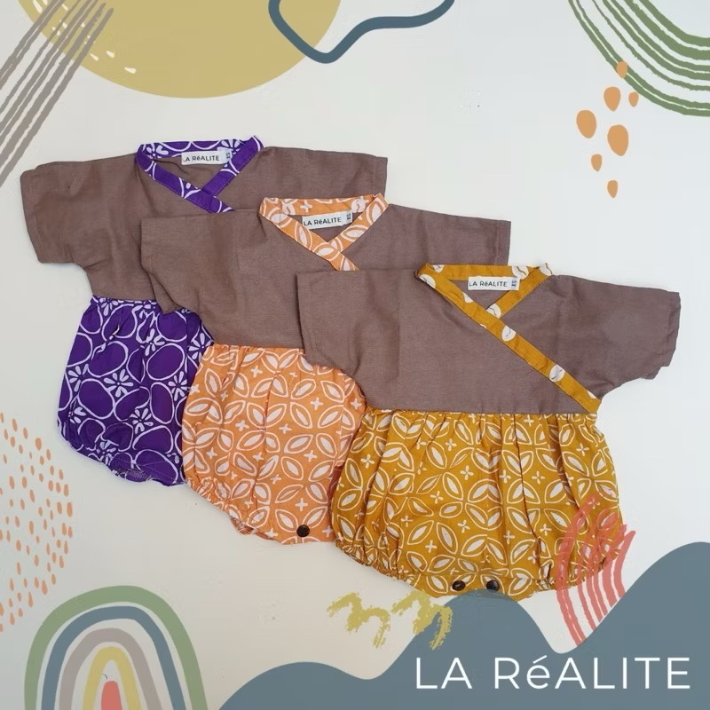 [NB - 2 TH] LA RÃ©ALITE - MOYO ROMPER BABYGIRL - BAJU BATIK BAYI BALITA PEREMPUAN CEWE