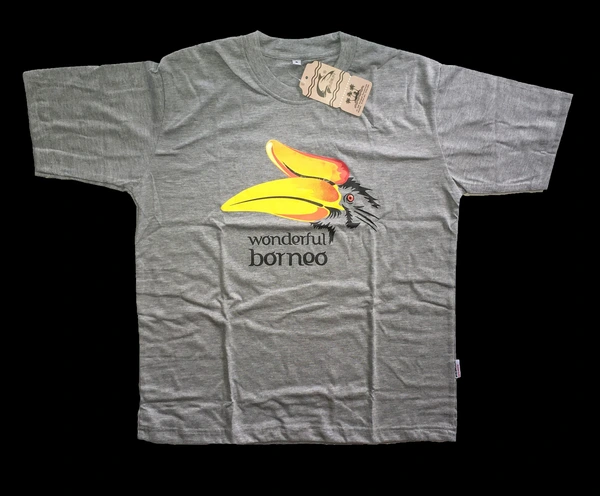 kaos jukut - enggang borneo kaos oleh oleh samarinda khas kaltim