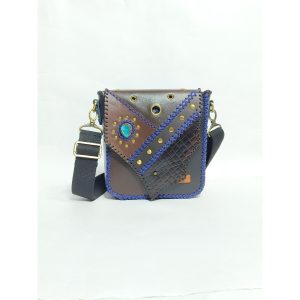 UWAISGEN Tas Selempang Pria/Wanita Kulit Asli Boho Caspian Bag
