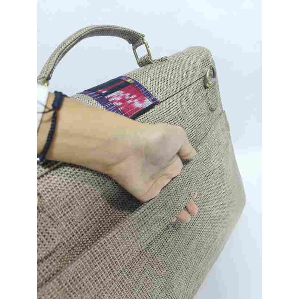 UWAISGEN Tas Laptop Pria/Wanita Handmade Etnik Bali Tas Laptop Faiz 16 Inchi Souvenir