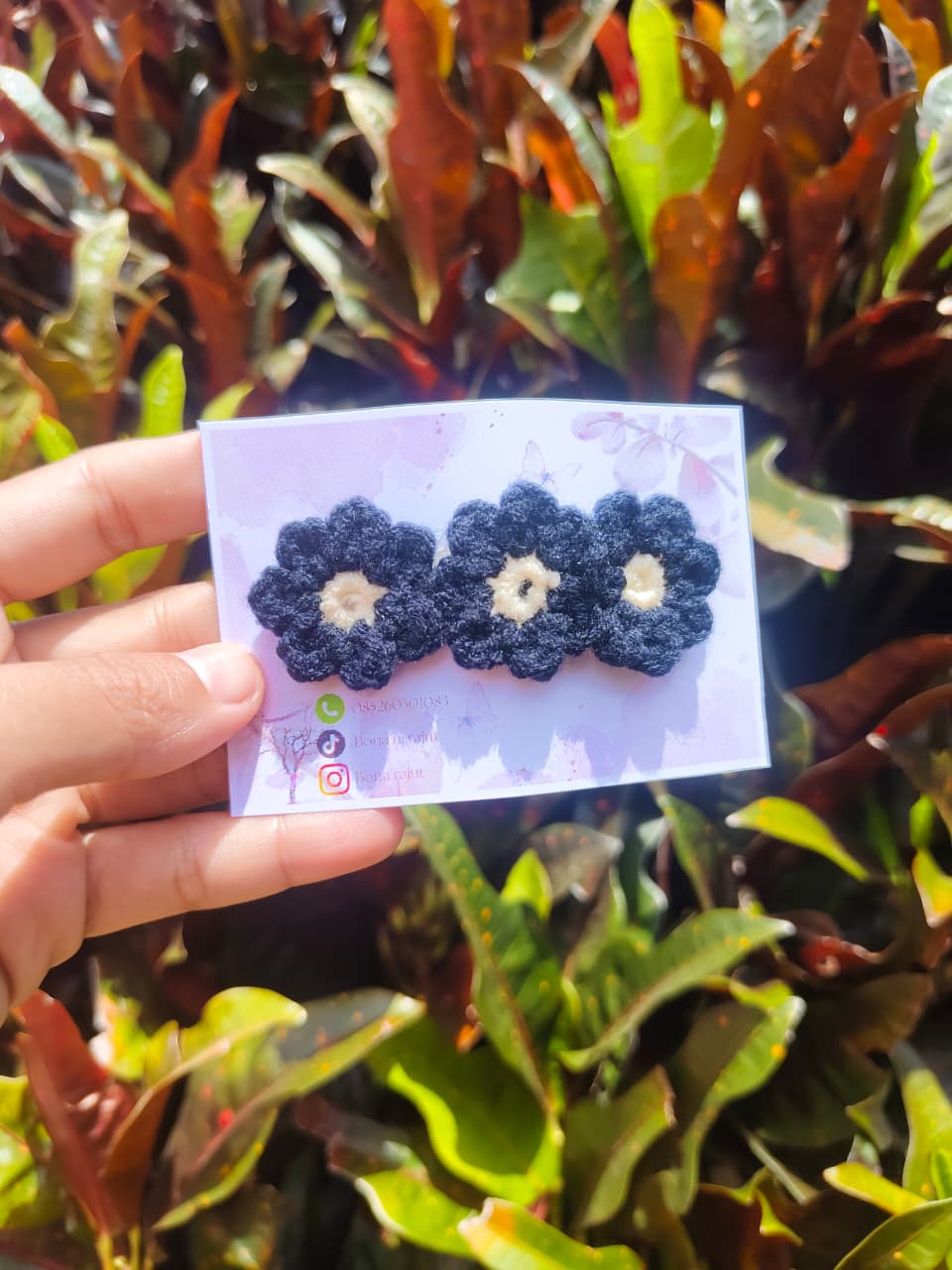 Bona Rajut. Kep rambut Rajut Handmade Souvenir Handmade