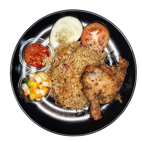 Nasi Kebuli dengan Ayam Roasted Reguler - matang