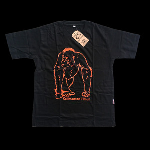 kaos jukut - orang hutan kaos oleh oleh samarinda khas kaltim