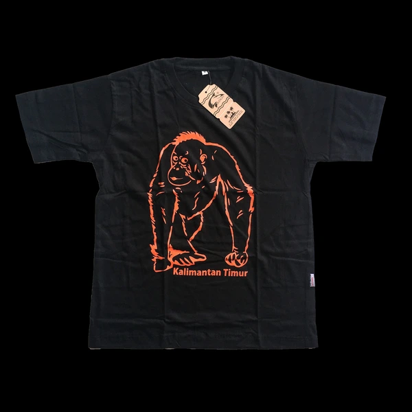 kaos jukut - orang hutan kaos oleh oleh samarinda khas kaltim