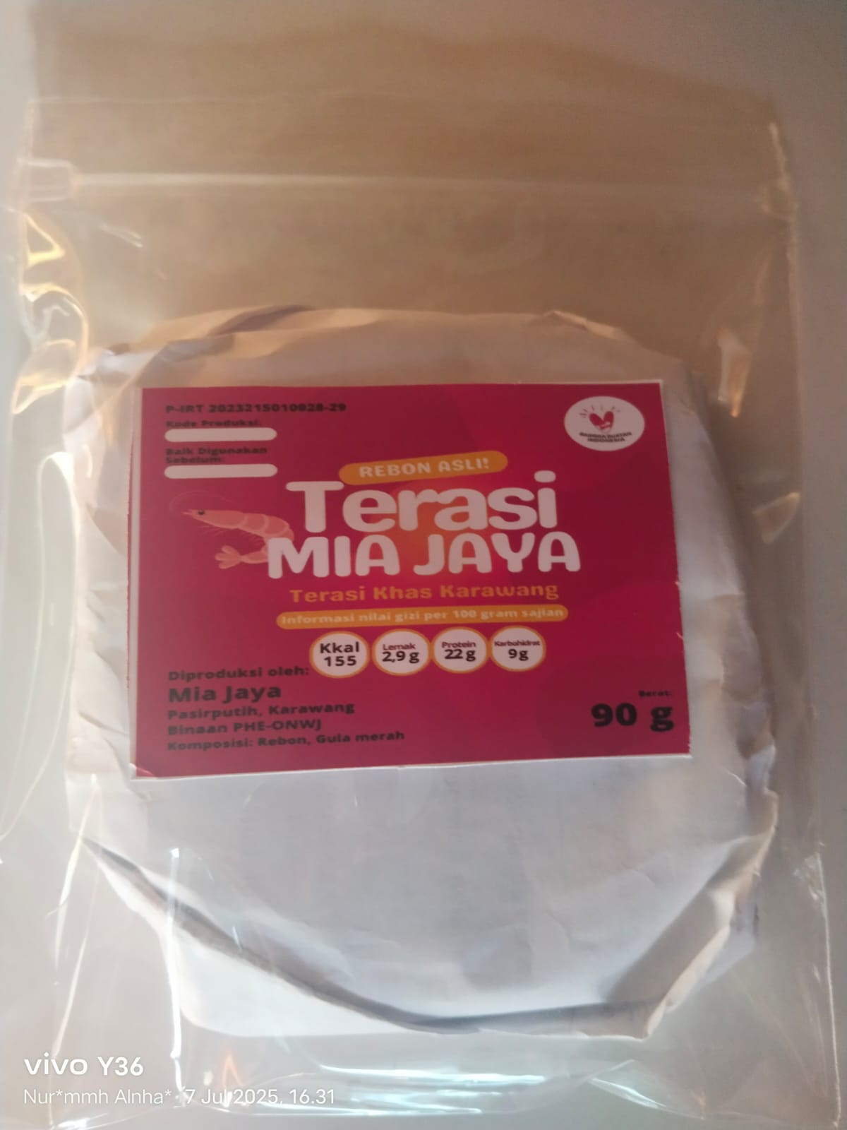 Terasi Mia Jaya
