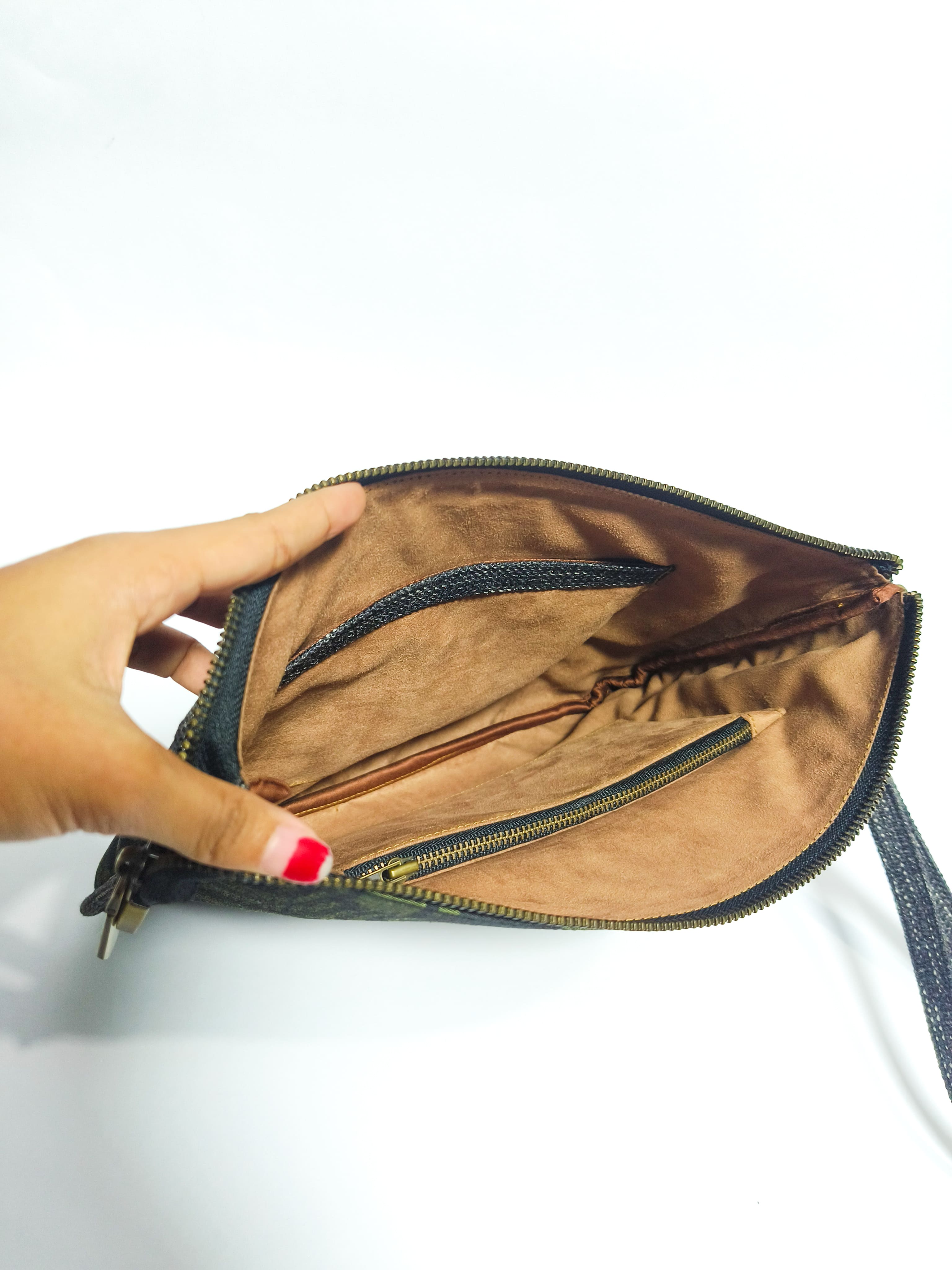 UWAISGEN Tas Etnik Bali Clutch Unisex Arsa Bag Goni Endek,Blanket SouvenirHandmade