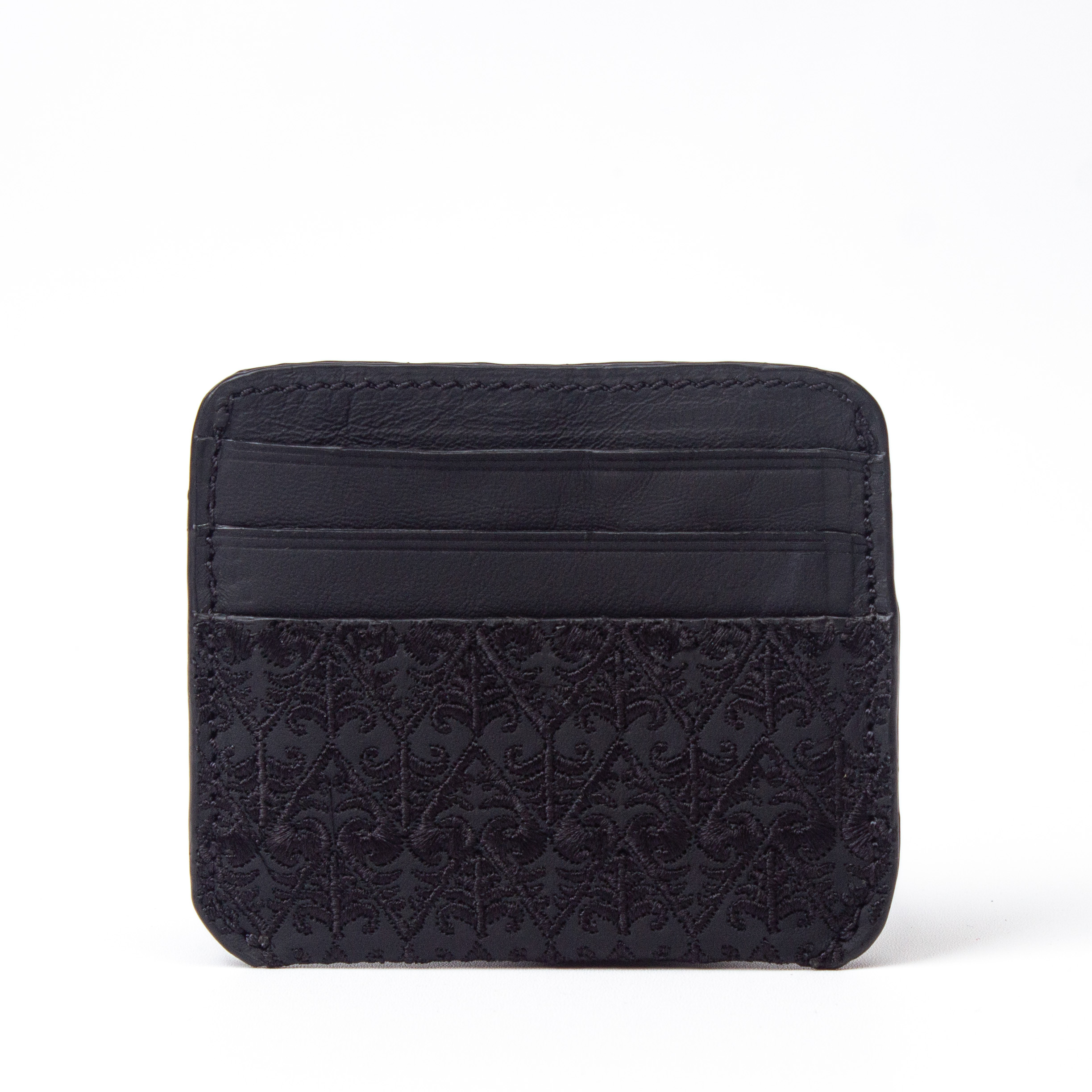 Palu Card Holder Batik Embroidery Genuine Leather Kulit Asli - Nusantara Series Gammara