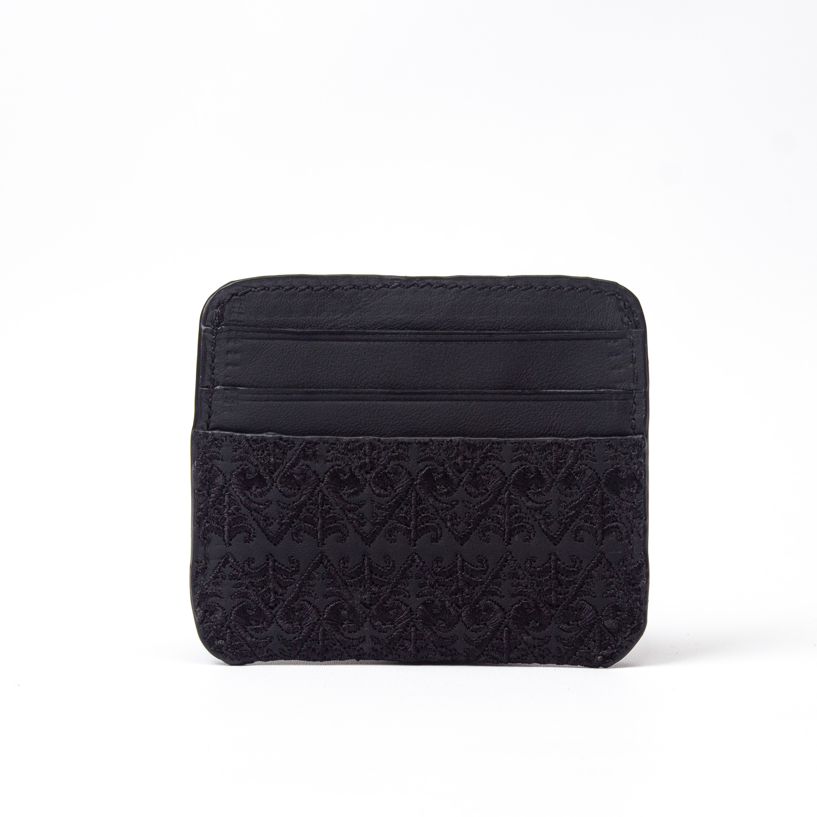 Palu Card Holder Batik Embroidery Genuine Leather Kulit Asli - Nusantara Series Gammara