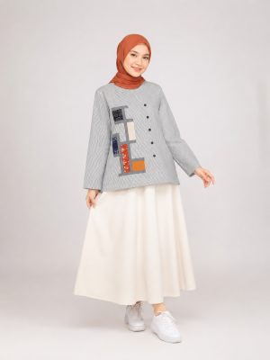 Kirana blouse stripes
