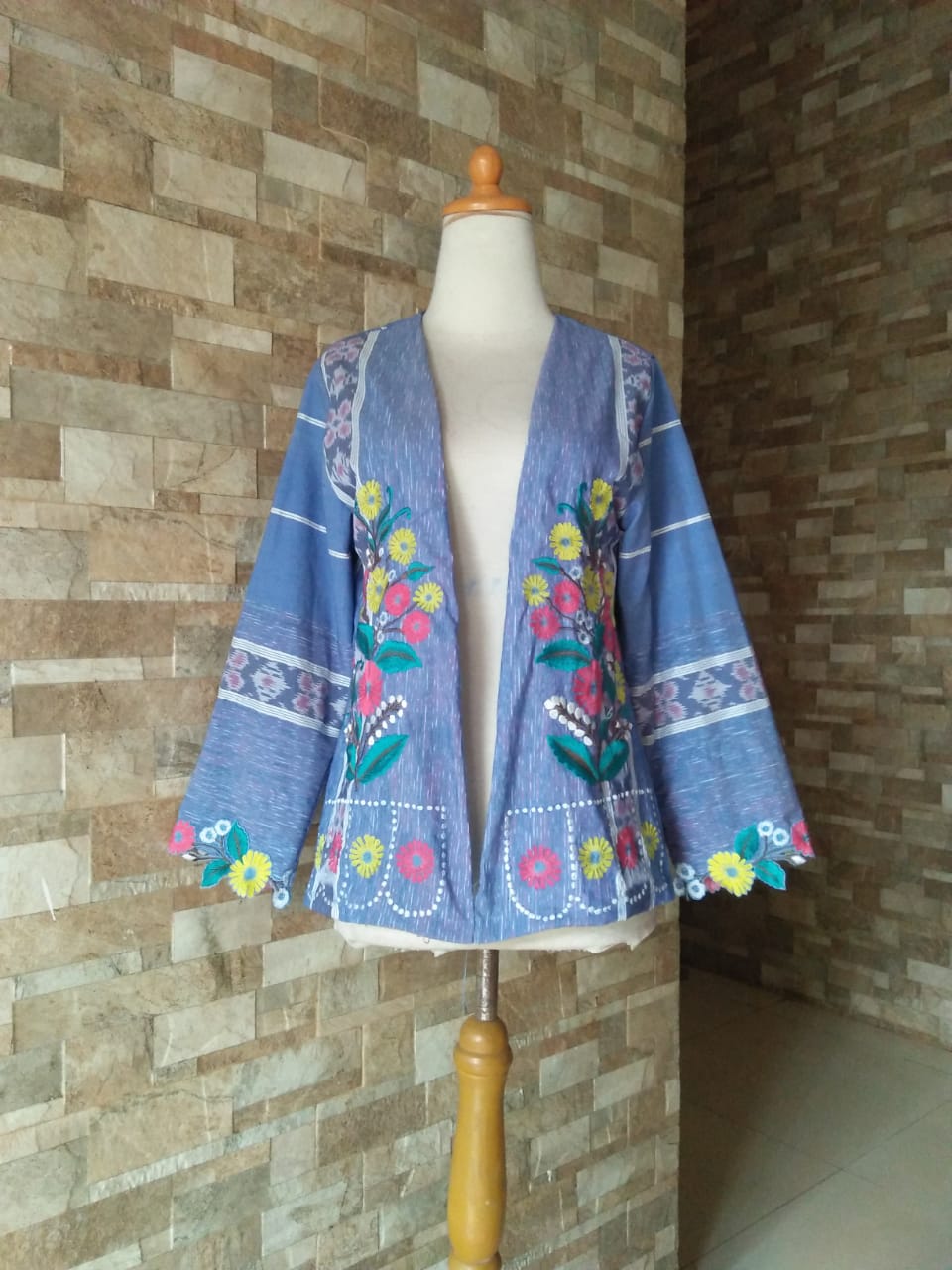 Outer ikat lurik bordir