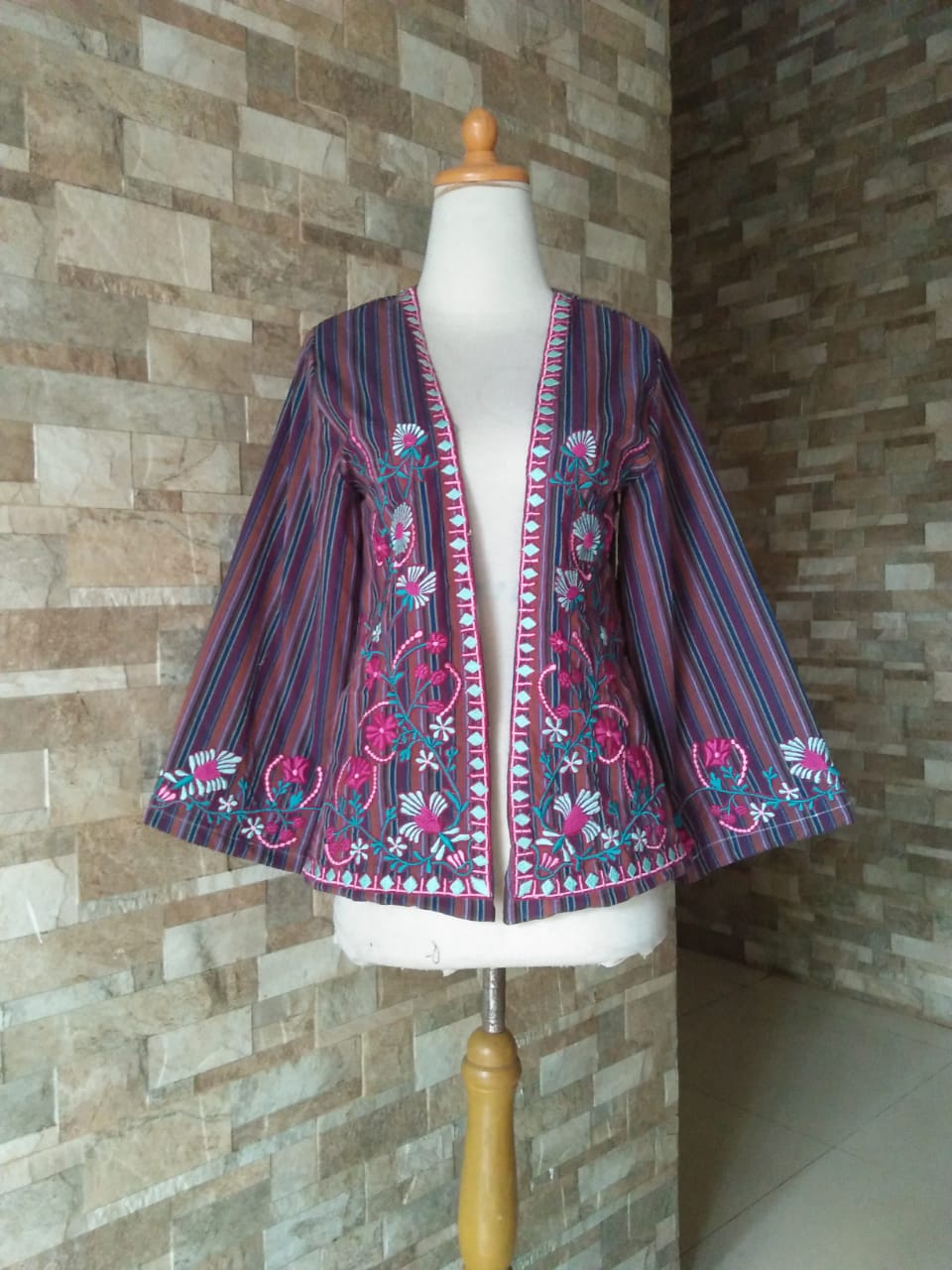 Outer ikat lurik bordir