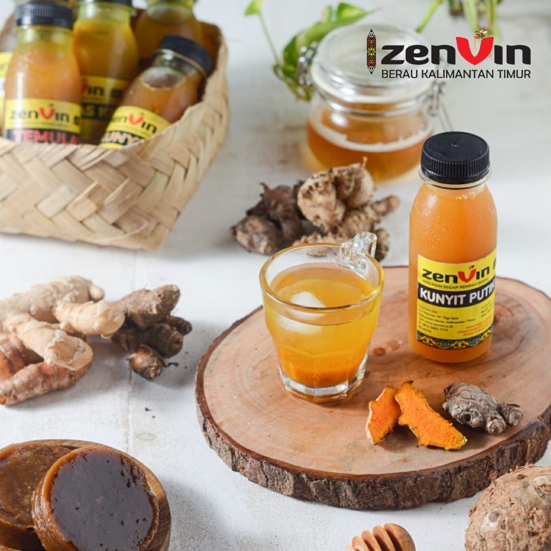 Minuman Herbal ZenVin Kunyit Putih Mangga