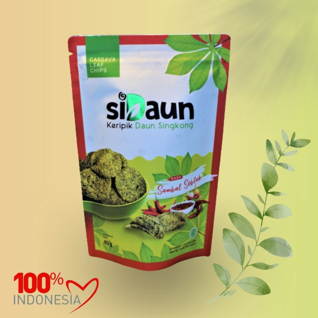 SiDaun Singkong Rasa Sambal Seblak (40g)