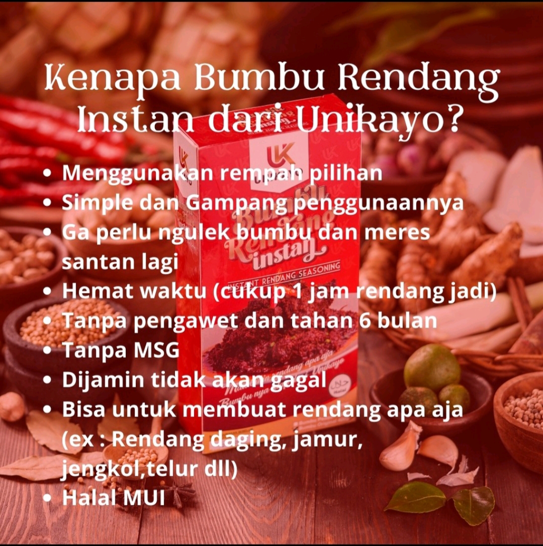 Bumbu Rendang Instan Spicy