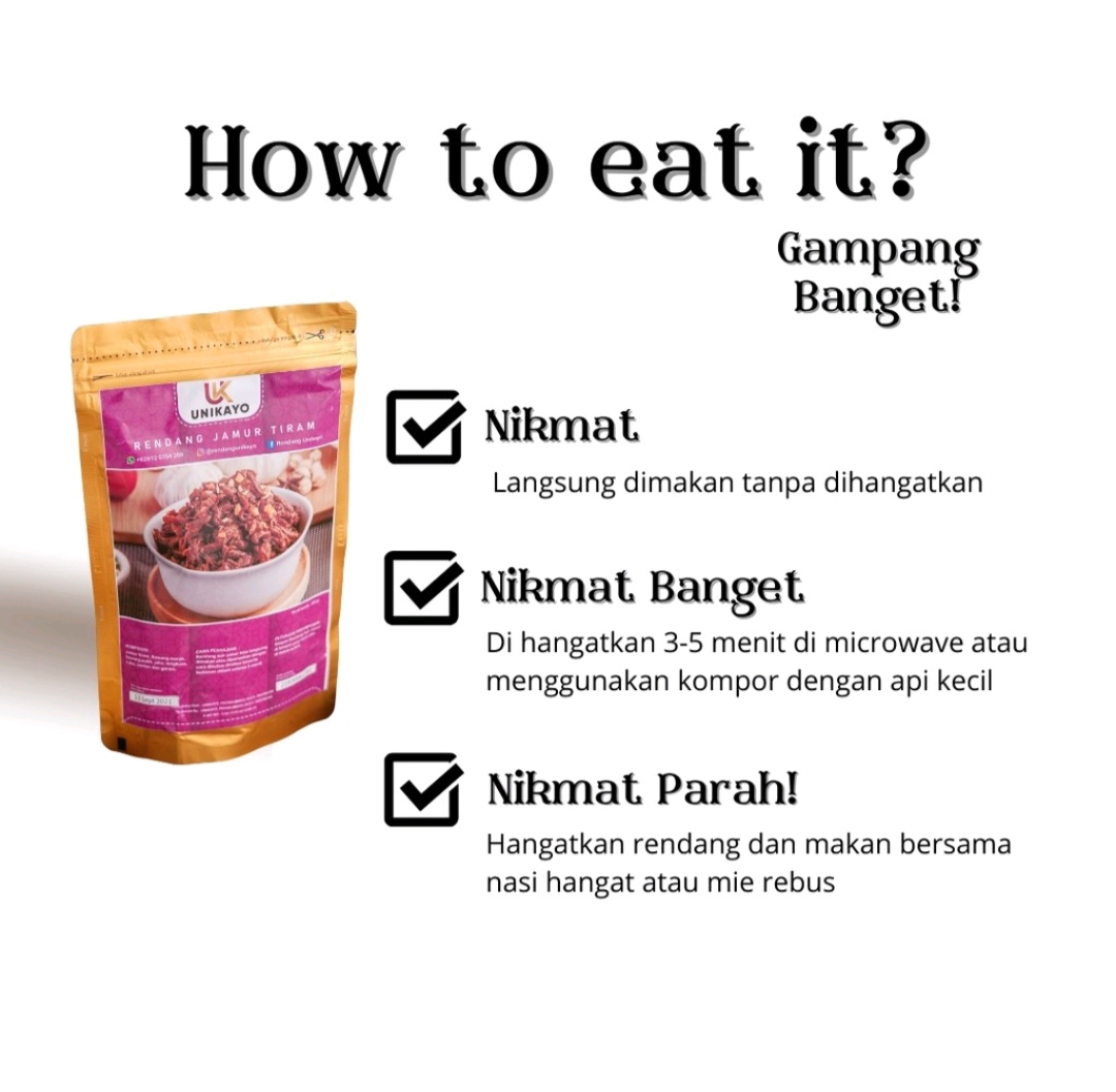 Rendang Jamur Tiram Suir