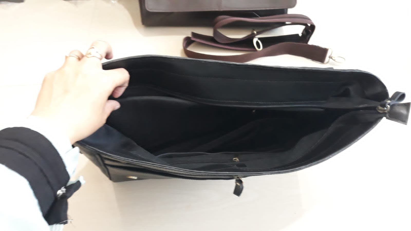 Tas kerja kulit/tas laptop kulit