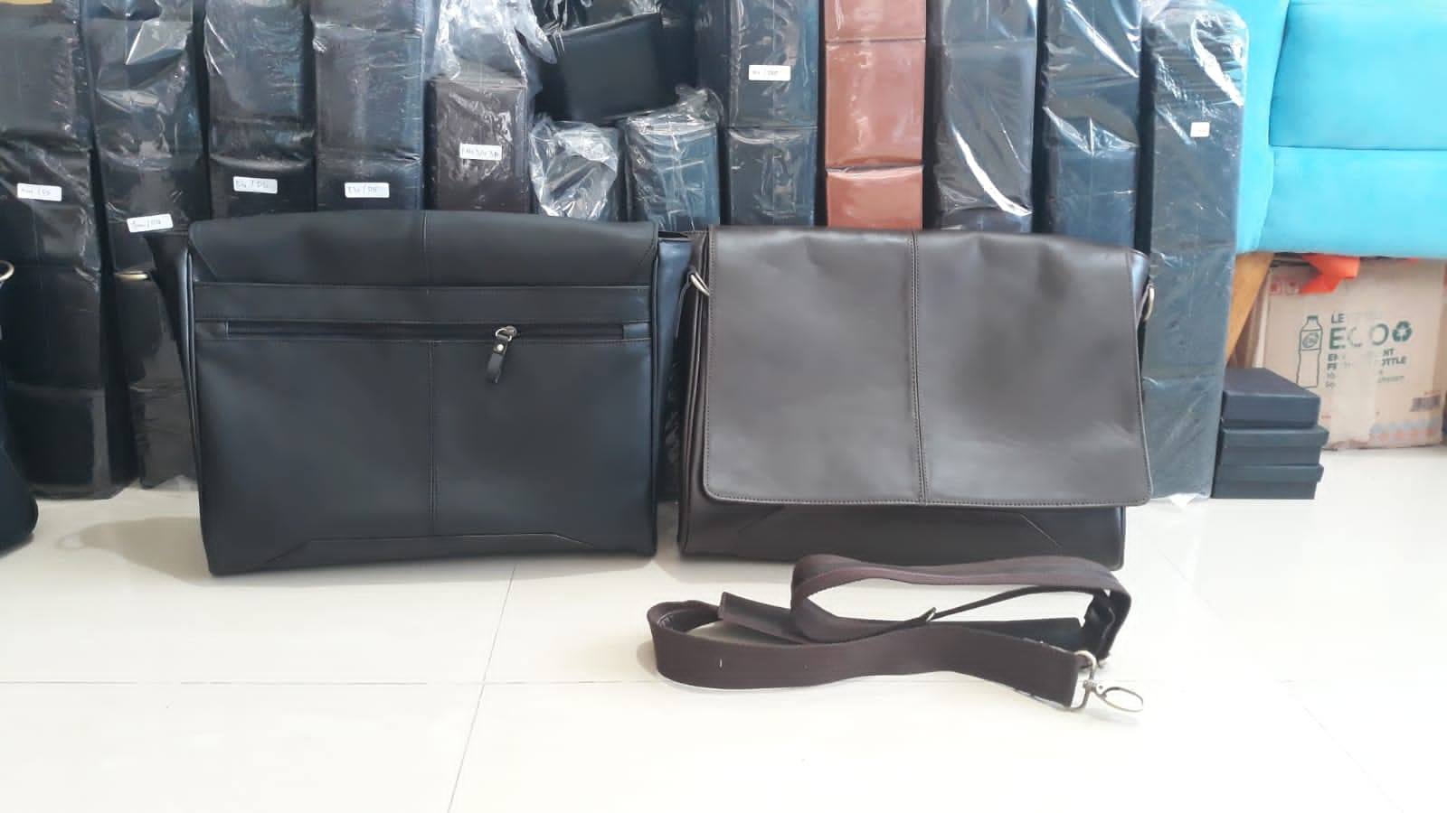 Tas kerja kulit/tas laptop kulit