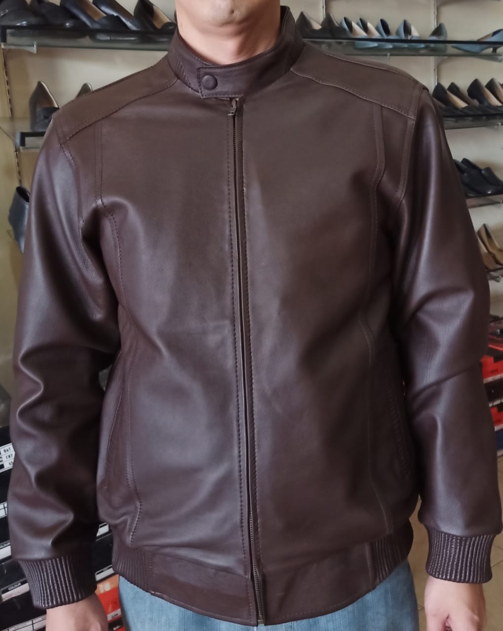 Jaket kulit domba super